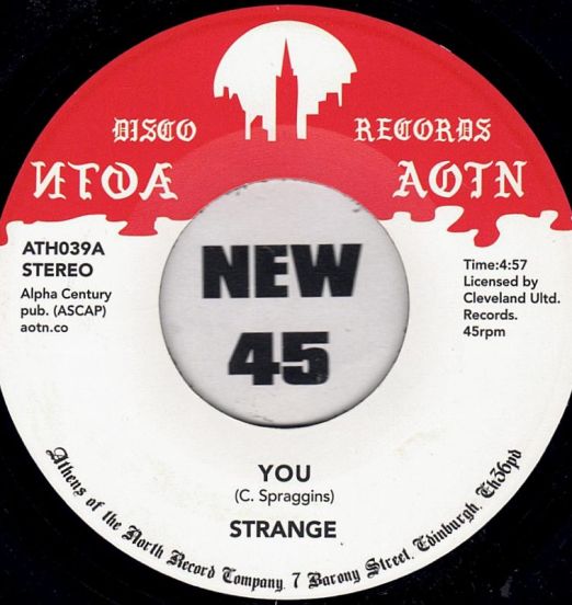 Strange - You b/w Space V - Athens Of The North SC 7"