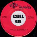 The Embers – Cheaters Never Win b/w Embers Beach Music Medley – eEe 7″