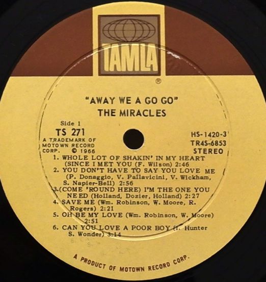 TheMiracles-AwayWeAGoGoLABEL
