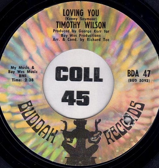 Timothy Wilson - Loving You b/w Pigtails - Buddah 7"