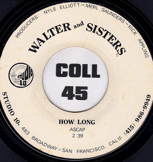 Walter And Sisters - How Long b/w Do Your Best - Studio 10 DJ 7"