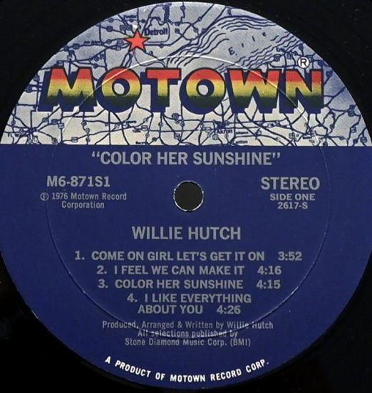 WillieHutch-ColorHerSunshineLABEL
