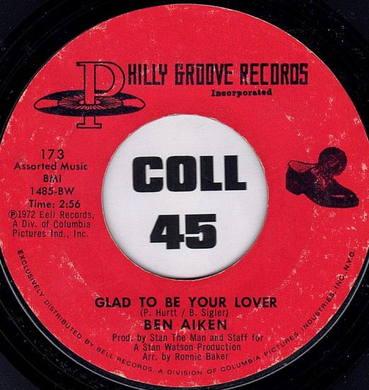 Ben Aiken - Glad To Be Your Lover b/w Handle With Care - Philly Groove 7"