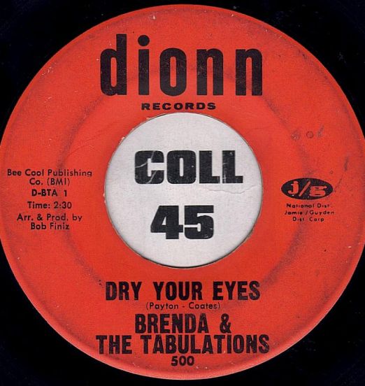 BrendaAndTheTabulations-DryYourEyesA