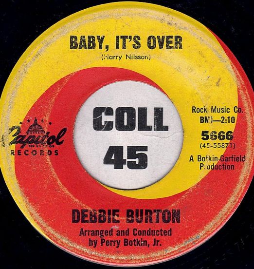 Debbie Burton - Baby, It's Over b/w The Next Day - Capitol 7"