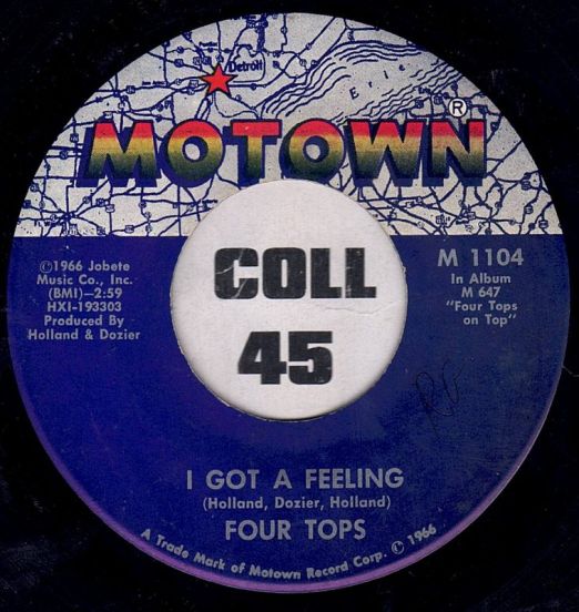 Four Tops - I Got A Feeling-B