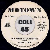 Four Tops – If I Were A Carpenter b/w Same – Motown DJ 7″