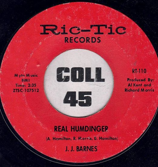 J. J. Barnes - Real Humdinger b/w I Ain't Gonna Do It - Ric-Tic 7"