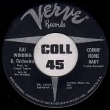 Kai Winding & Orchestra – Comin’ Home Baby b/w More – Verve 7″