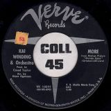 Kai Winding & Orchestra – Comin’ Home Baby b/w More – Verve 7″