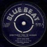 Keith And Enid with Trenton Spence And His Group – Worried Over You b/w Everything Will Be Alright – Blue Beat UK 7″