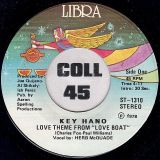 Key Hano – Love Theme From Love Boat b/w Same – Libra 7″