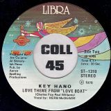 Key Hano – Love Theme From Love Boat b/w Same – Libra 7″