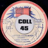 Lorna Bennett – Letter From Miami Pt.1 b/w Pt.2 – Harry J JA 7″