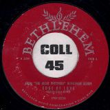 Oscar Pettiford – Edge Of Love b/w Rides Again – Bethlehem 7″
