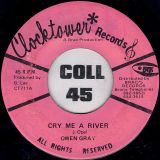 Johnnie Clarke & Dillinger – Commercial Locks b/w Owen Gray – Cry Me A River – Clocktower 7″
