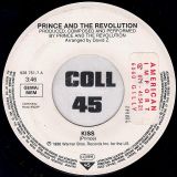 Prince And The Revolution – Kiss b/w Love Or Money – Warner Bros. GER 7″