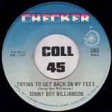 Sonny Boy Williamson – Trying To Get Back On My Feet b/w Decoration Day – Checker 7″