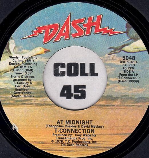 T-Connection - At Midnight b/w Playin' Games - Dash 7"