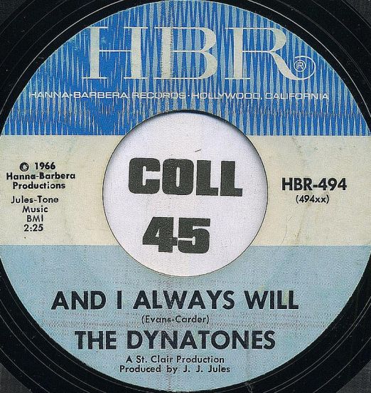 TheDynatones-AndIAlwaysWill-HannaBarbera45LABELA
