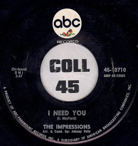 TheImpressions-INeedYouA