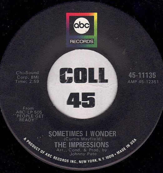TheImpressions-SometimesIWonderA