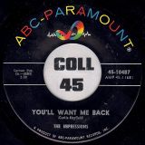 The Impressions – It’s All Right b/w You’ll Want Me Back – ABC-Paramount 7″