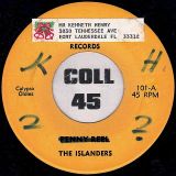 The Islanders & Calypso Quintet – Penny Reel b/w Chambelena – Hilltop JAM 7″