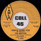 The Miracles – Shop Around b/w Who’s Lovin You – Tamla 7″