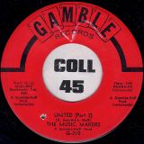 The Music Makers – United (Part 1) b/w Part 2 – Gamble 7″