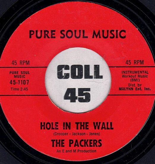 The Packers - Hole In The Wall b/w Go 'Head On - Pure Soul Music 7"