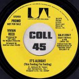 Vivian Reed – It’s Alright (This Feeling I’m Feeling) b/w Same – UA DJ 7″