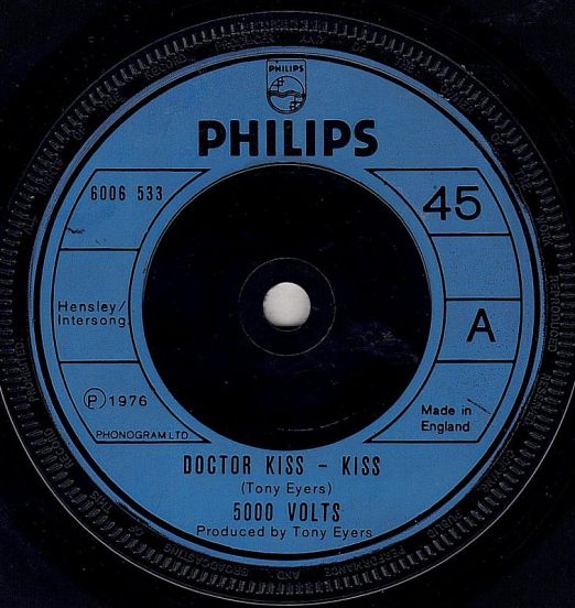 5000 Volts - Doctor Kiss - Kiss b/w Thunderfire - Philips 7"