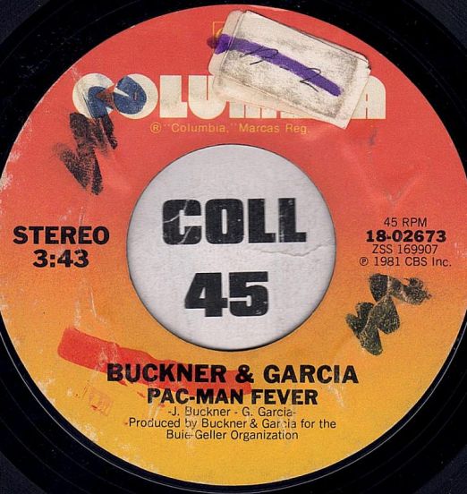 Buckner & Garcia - Pac-Man Fever b/w Instrumental - Columbia 7"