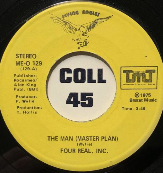 Four Real - The Man (Master Plan) b/w Ghetto Blues - Flying Eagles 7"