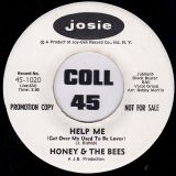 Honey And The Bees – Help Me (Get Over My Used To Be Lover) b/w Same – Josie DJ 7″