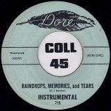 The Superbs – Baby Baby All The Time b/w Raindrops, Memories, And Tears (Instrumental) – Dore 7″