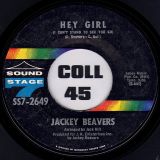 Jackey Beavers – Hold On b/w Hey Girl (I Can’t Stand To See You Go) – Sound Stage 7 7″