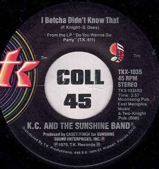 KCAndTheSunshineBand-IBetchaDidntKnowThat