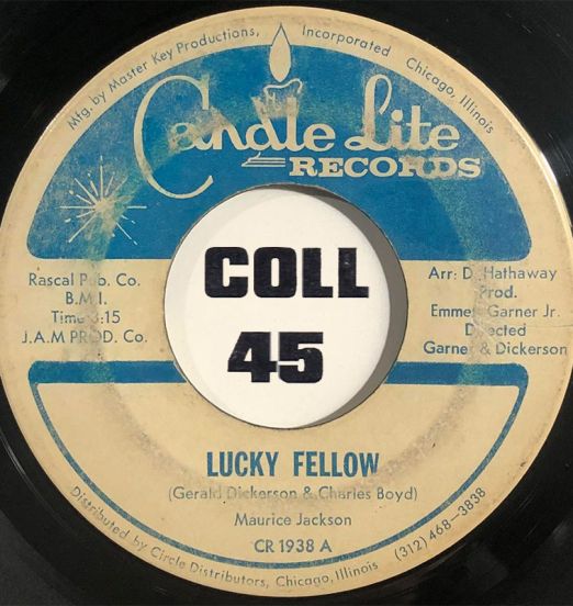 Maurice Jackson - Lucky Fellow b/w Instrumental - Candle Light 7"