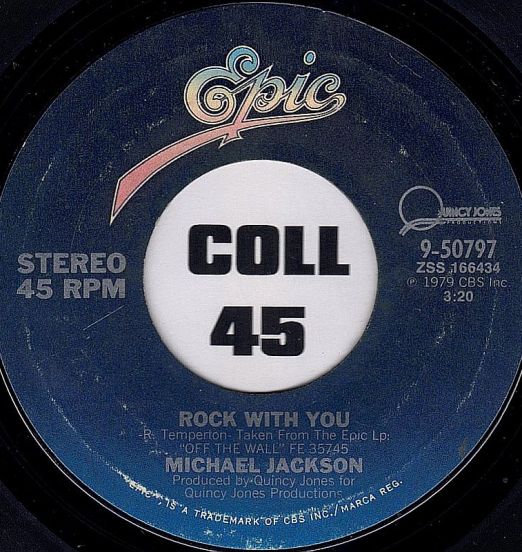 Michael Jackson - Rock With You b/w Working Day And Night - Epic 7"
