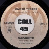Nazareth – Love Hurts b/w Hair Of The Dog – A&M 7″