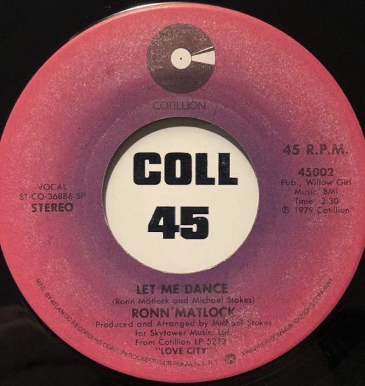 RonnMatlock-LetMeDance-Cotillion45B