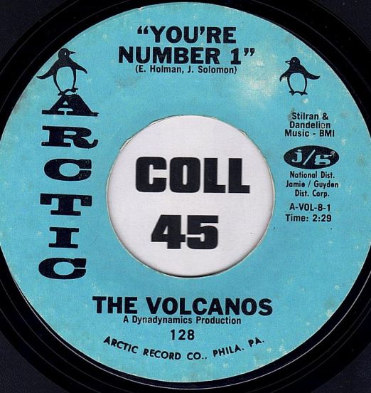 The Volcanos - You're Number 1 b/w Make Your Move - Arctic 7"