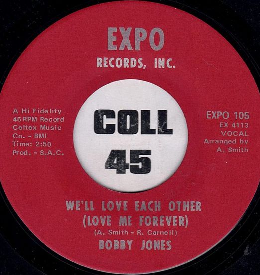 Bobby Jones - You're A Devil b/w We'll Love Each Other (Love Me Forever) - Expo 7"