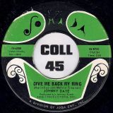 Johnny Daye – Marry Me b/w Give Me Back My Ring – Jomada 7″