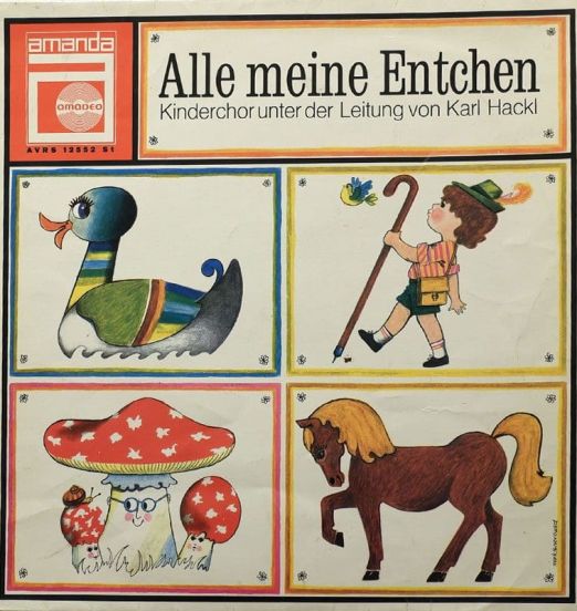 Kinderchor Unter Der Leitung Von Karl Hackl - Alle Meine Entchen - Amadeo AT LP