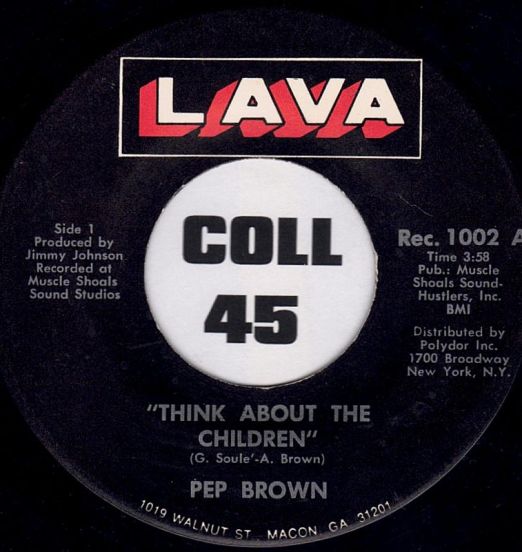 PepBrown-ThinkAboutTheChildren