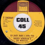 Smokey Robinson & The Miracles – Crazy About The La La La b/w Oh Baby Baby I Love You – Tamla 7″