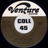 The Ballads – I Wish I Knew b/w The Gift Of Love – Venture 7″